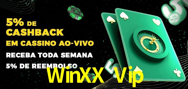 Promoções do cassino ao Vivo WinXX Vip